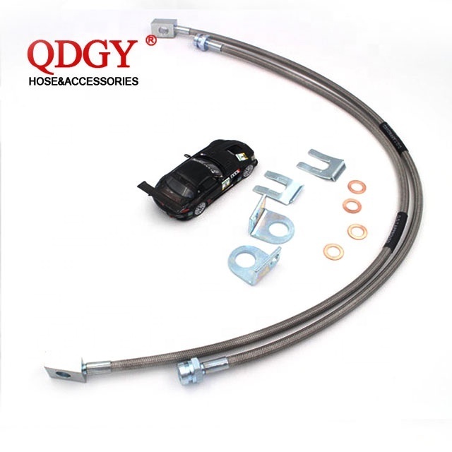 87-95 97-06 Tj 04-06 4WD Yj J eep Wr angler 84-01 4WD 2WD Jee p Cherokee Xj 4-6 Inch Lift  Front Stainless S Braided Brake Lines