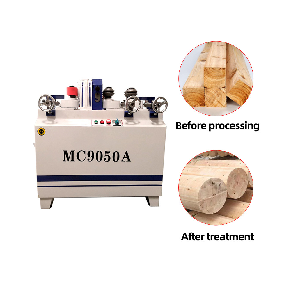 MC9050A high efficiency wooden brooms handle round rod stick making machine