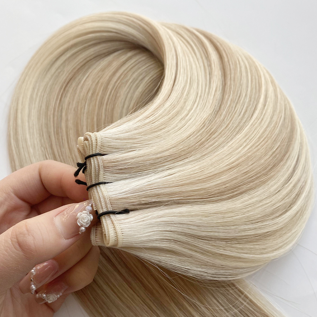 Excellent Hybrid Weft Thin Handtied Looking Genius Weft Sewing Machine Weft