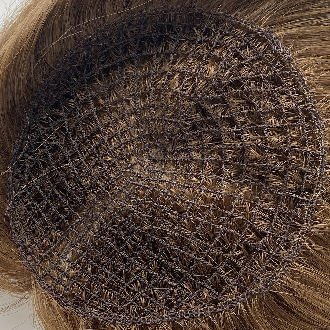 Fishnet Swiss Lace Silk Top Base Hair Piece Topper Natural Human Hair Toupee for Women