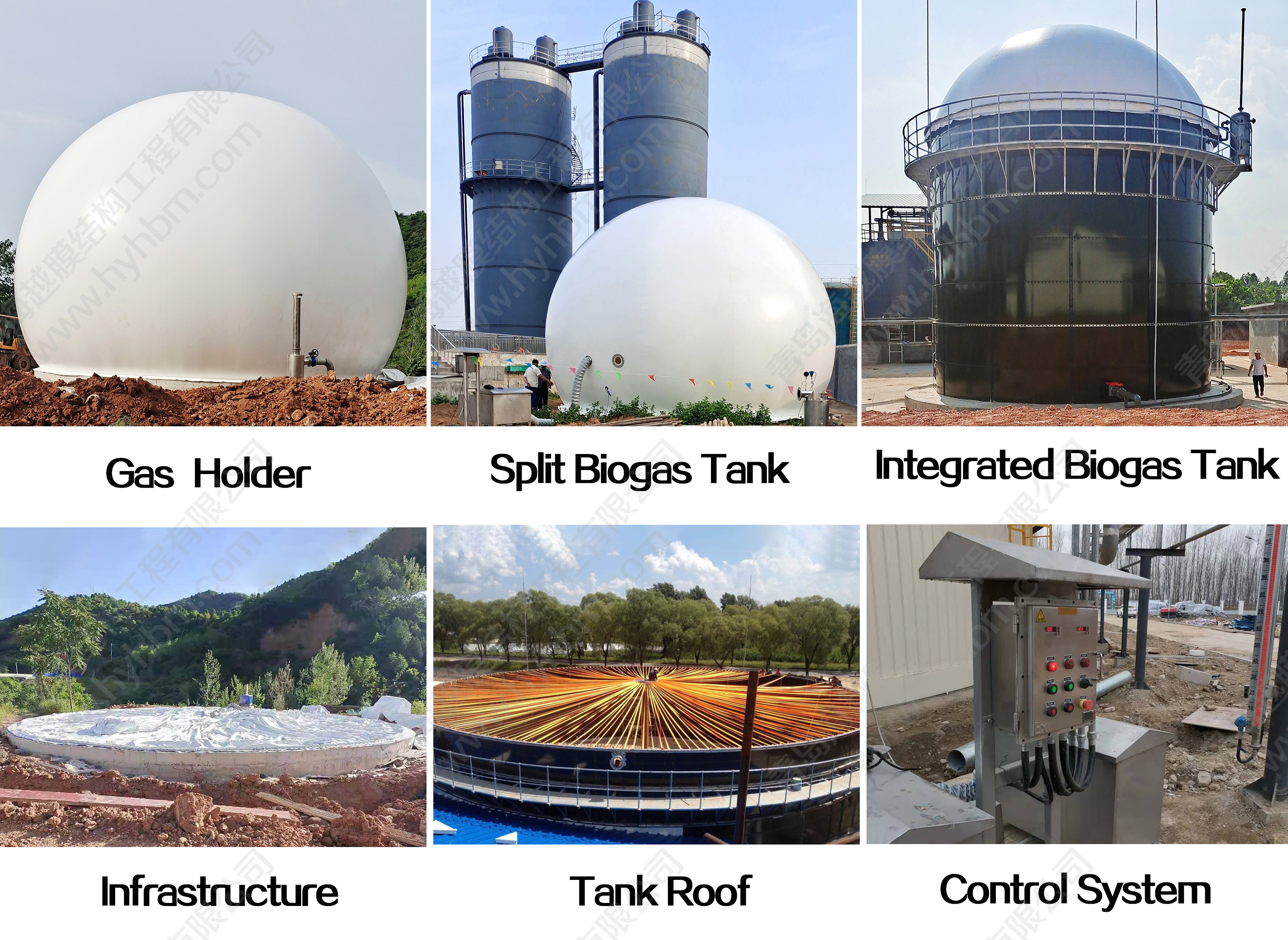 Long Lifetime Biogas Storage Tank Anaerobic Tank Biomass Biogas Balloon And Biogas Digester