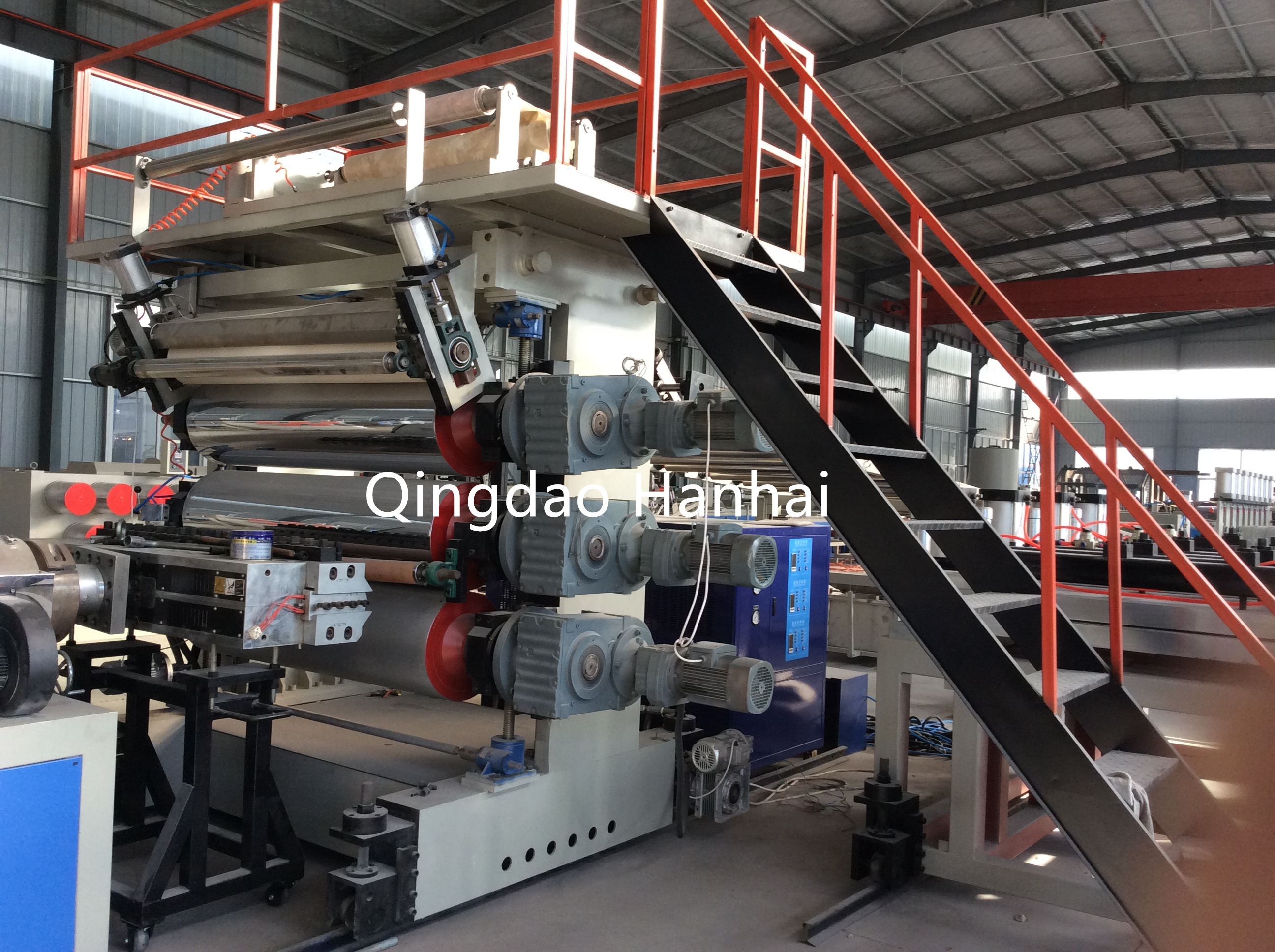 Hot Sale WPC PVC Vinyl Floor Production Line SPC Flooring Tile  SPC Lamination Marble Board Making Machine