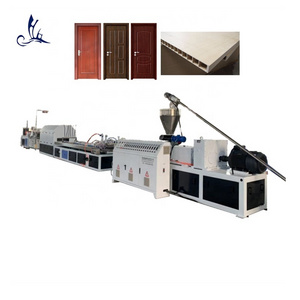 Wood Plastic Composite Profile Machinery WPC Wall Board Profile Extrusion Line WPC Door Panel Making Machine