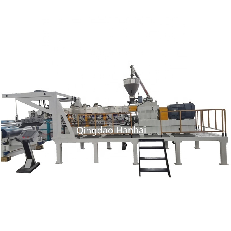 Single Twin Screw Dry Free Vented Clear Thermoforming PET Plastic Sheet Film Extrusion Making Machine Line