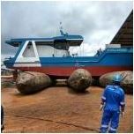 ship rubber balloon, floating pontoons used for sunken ship, boat