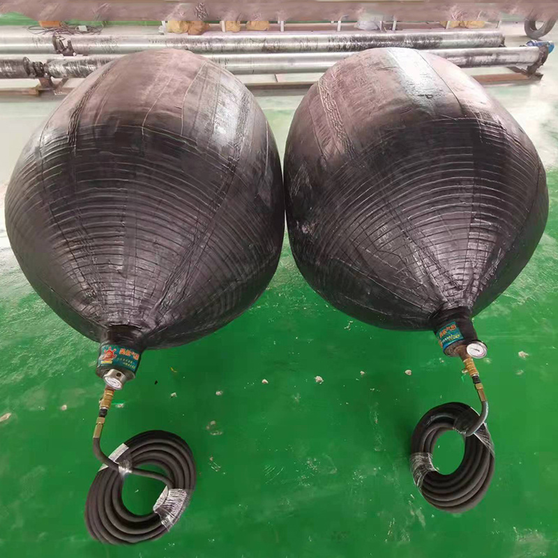 Newly Product High Pressure Inflatable Pipeline airbags marine floater with dredge pipe Plug Blocking Stopper 0.1~1.5 MPA