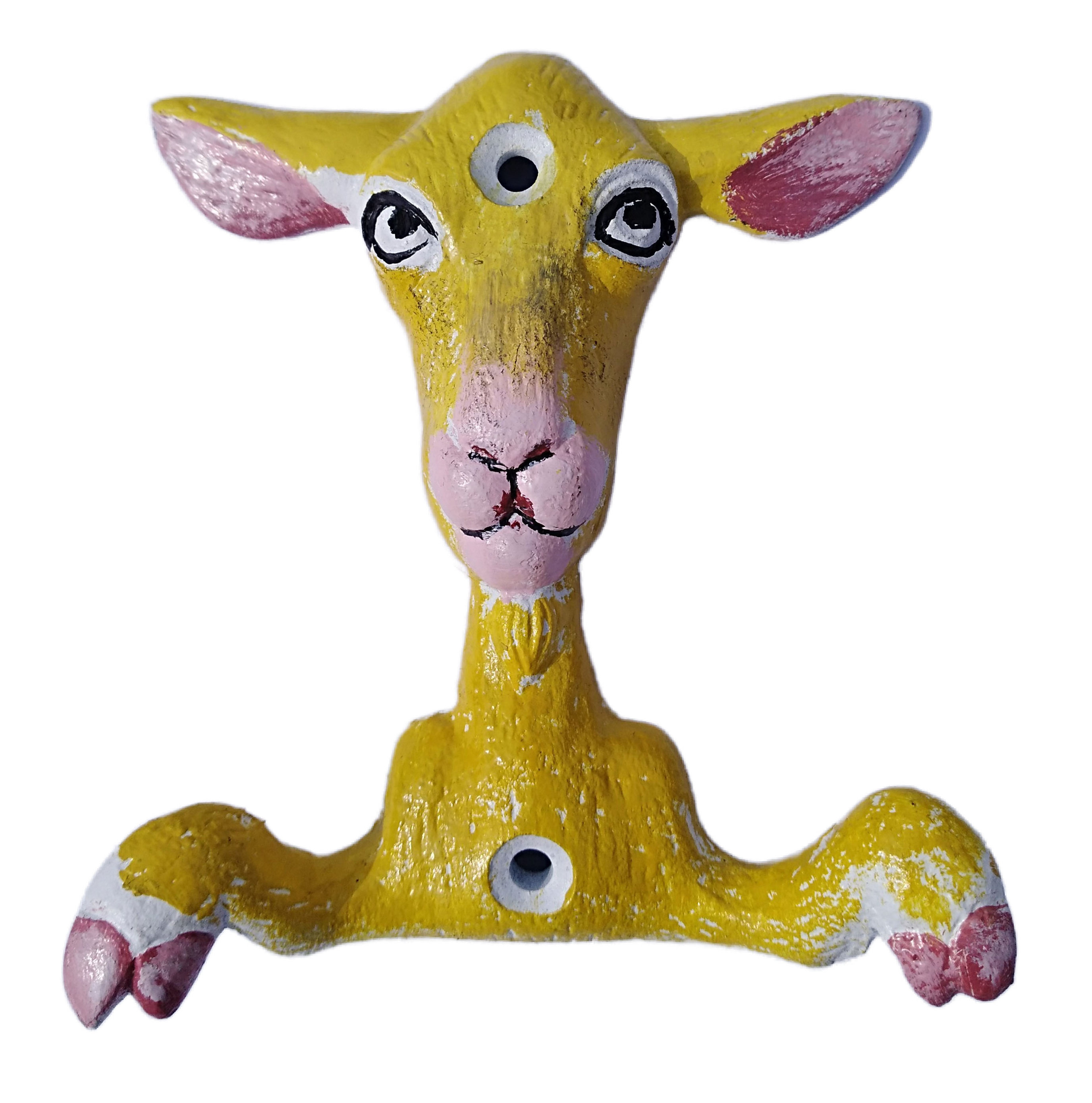 Goat wall hook Self Home Decoration Clothing Door Hanger Bag Keys Holder hooks