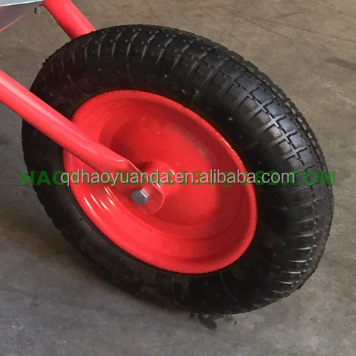 hot popular metal farming construction cement aluminum wheel barrow wb6204  galvanized wheelbarrow 65L  wheel barrow