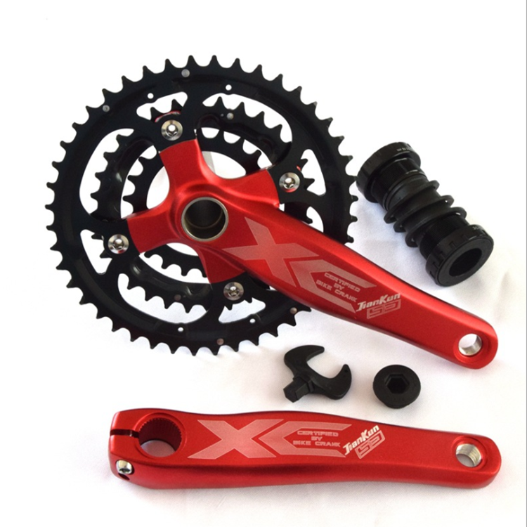 Bicycle Hollow Integrated Crank 170 MM Mountain Bike Cycle Aluminum Alloy Crank Tooth Disc Handle Crankset Bicycle