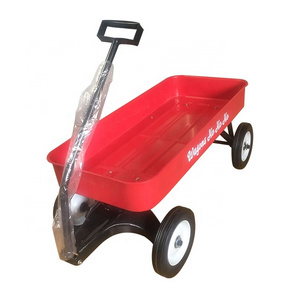 TC1805 4 Wheel Outdoor Garden Beach Wagon Cart with Solid Wheel