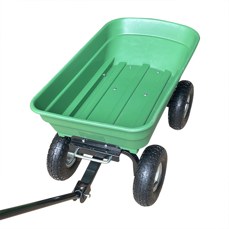 TC2145 Small Type folding hand truck tool garden cart four wheel tipcart plastic dump cart garden cart