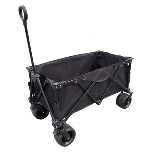 Multi-Function Shopping Cart Household Camping Beach Fishing Wagon 4 Wheels Portable Folding wagon