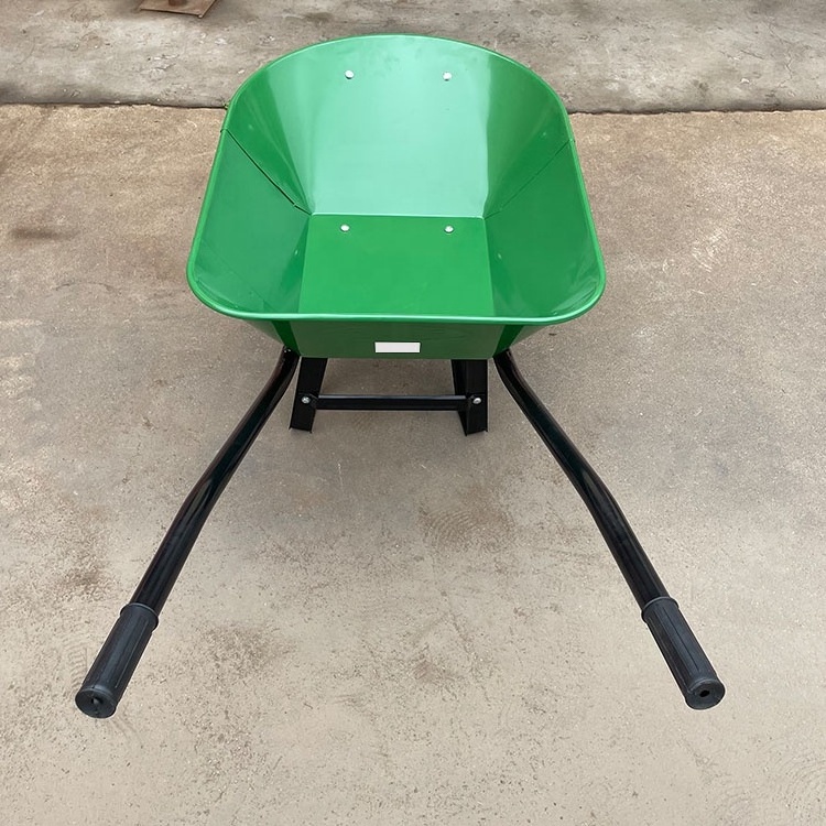 Manufacture Wheelbarrow Chile model 75L construction barrow Pneumatic Wheel wheelbarrow with pneumatic tires