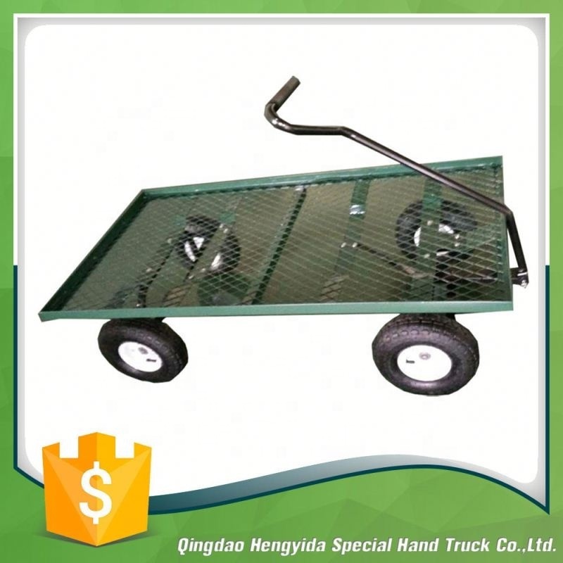 4-Wheel tool car service cart tool Foldable Heavy Duty All Terrain Utility Beach Wagon