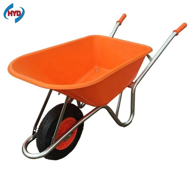 China Pneumatic Wheel Barrow Metal Construction Wheelbarrow