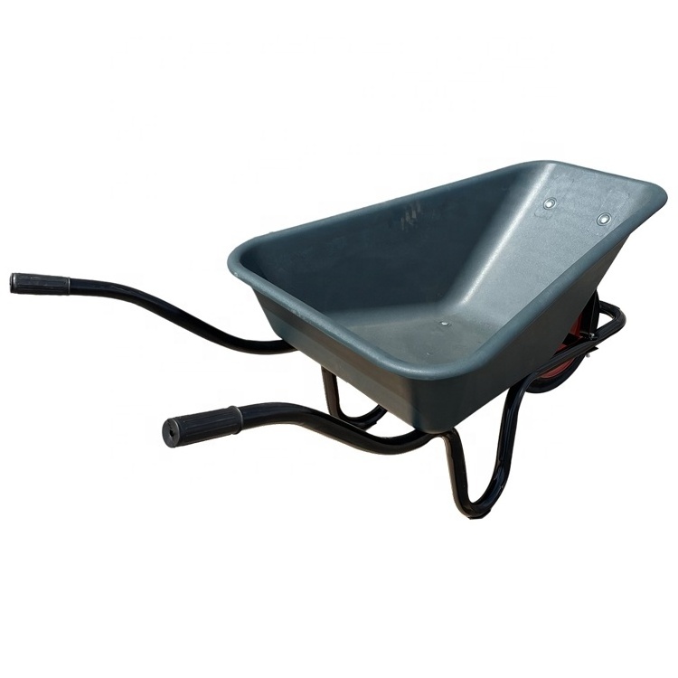 High quality China big factory good price wheelbarrow with 14'' Rubber Powder wheel  in china