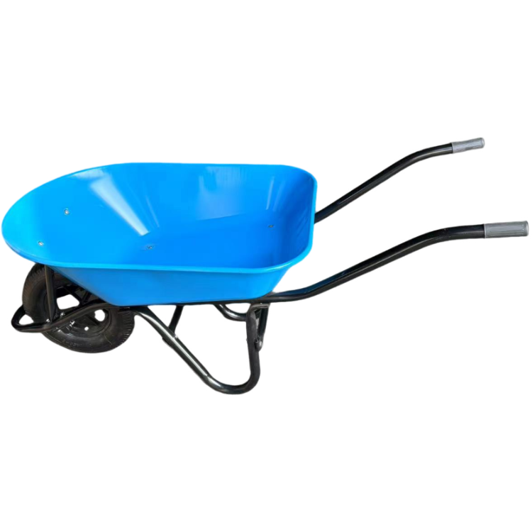 75L Garden Building Concrete Heavy Duty Wheelbarrow 160Kg Zinc Tray Concrete Wheelbarrow Construction Metal Wheelbarrow Wb7200