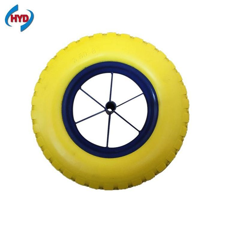 Wheelbarrow 3.50-8 Pu Foam Tyre Wheel