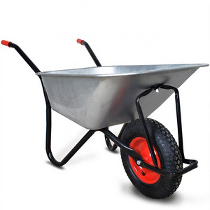 Building industry function wheelbarrow WB6404H garden metal wheelbarrow planters