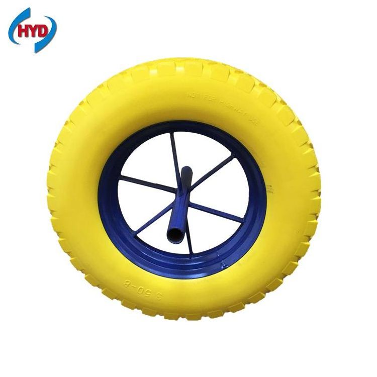 Wheelbarrow 3.50-8 Pu Foam Tyre Wheel