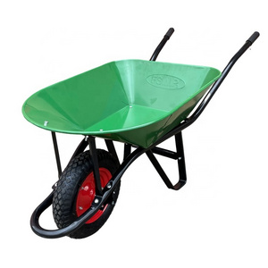 Manufacture Wheelbarrow Chile model 75L construction barrow Pneumatic Wheel wheelbarrow with pneumatic tires