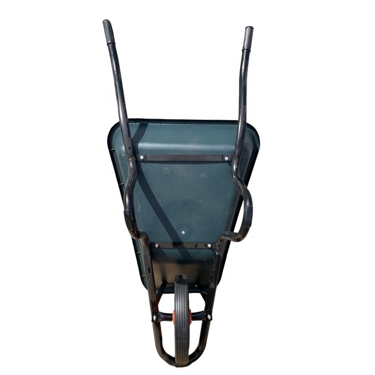 High quality China big factory good price wheelbarrow with 14'' Rubber Powder wheel  in china