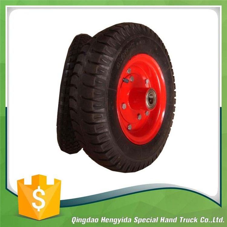 10 inch rubber pneumatic tyre balloon wheels 4.00-8