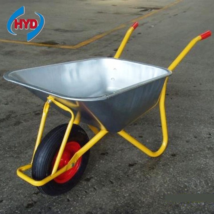 Building industry function wheelbarrow WB6404H garden metal wheelbarrow planters