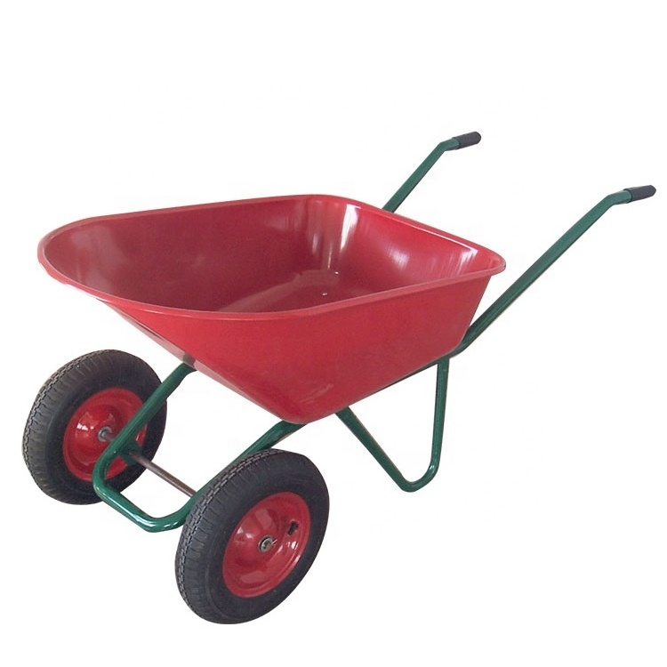 WB6610 Wholesale Hot Sale Heavy Duty Metal Two Wheel Heavy Duty Wheelbarrow