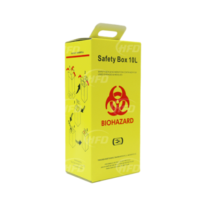 5L/10L Yellow Medical Safety Box Cardboard Sharps Box On Sale With CE  Certificate