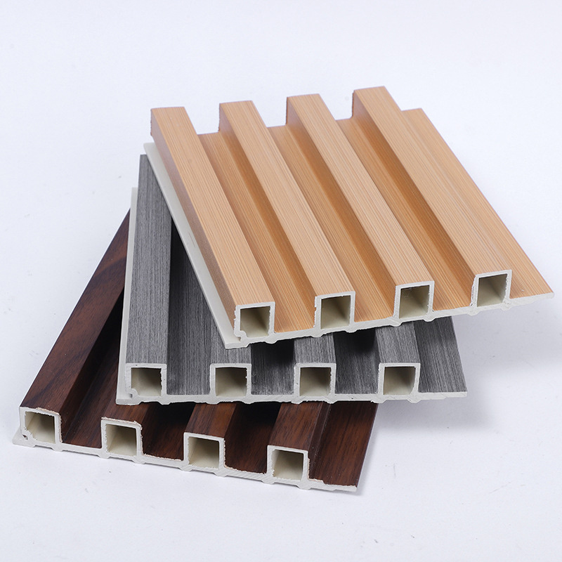 Hipower interior pvc wall panels & boards Wood composite interior fluted panels wpc clading wall panel