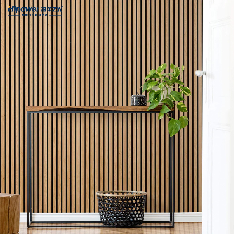 Hipower Hot selling Indoor Decor Wood Plastic Composite PVC Coating Cladding carbon fiber upholstered wall panels