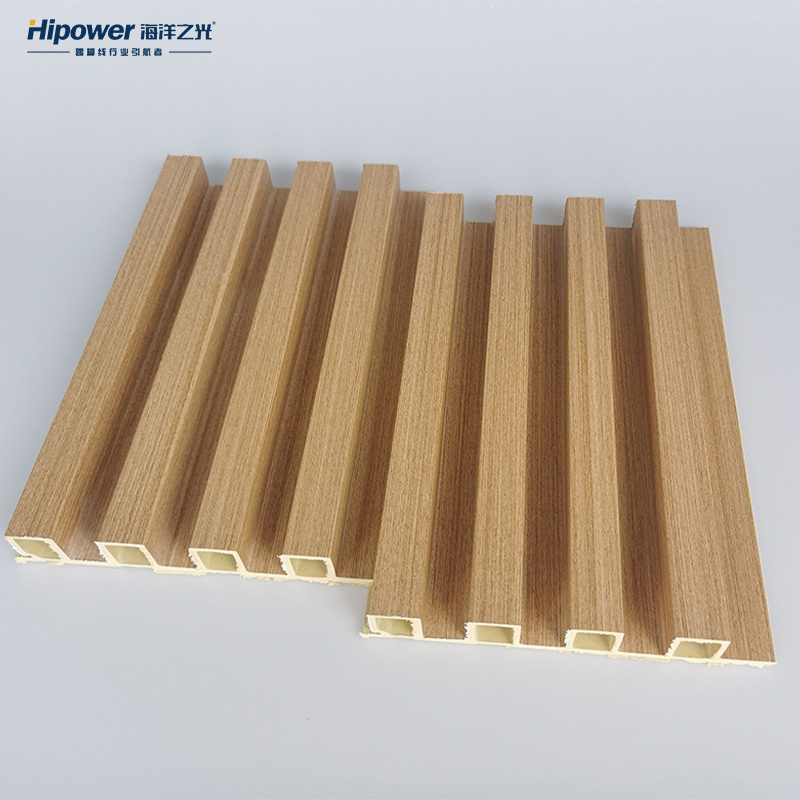 Hipower Hot selling Indoor Decor Wood Plastic Composite PVC Coating Cladding carbon fiber upholstered wall panels