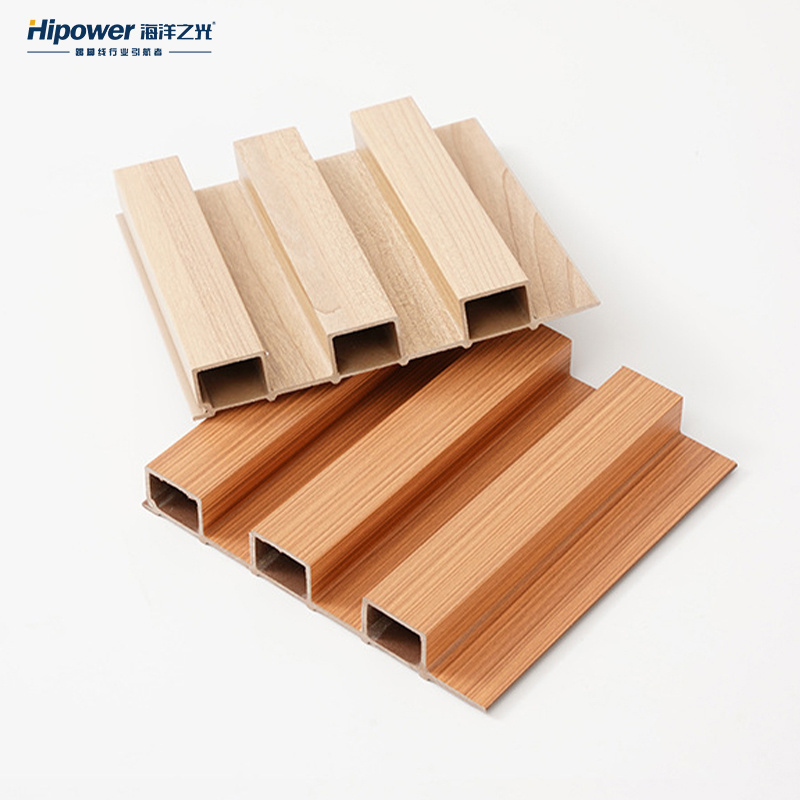 Hipower Hot selling Indoor Decor Wood Plastic Composite PVC Coating Cladding carbon fiber upholstered wall panels