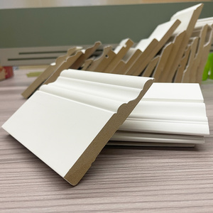 Hipower New Arrival 18Mm Skriting Board Mdf Trim Moulding self adhesive moulding skirting board