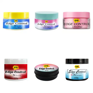 Super Strong Extreme Hold Private Label Edge Control & Brush Edge Control Gel Strong Hold Hair Gel Edge Control