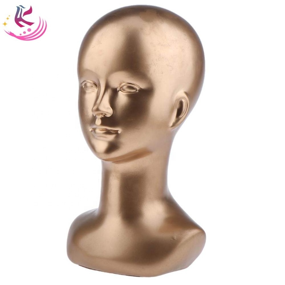 chrome female mannequin head  realistic mannequin head for wigs head mannequin