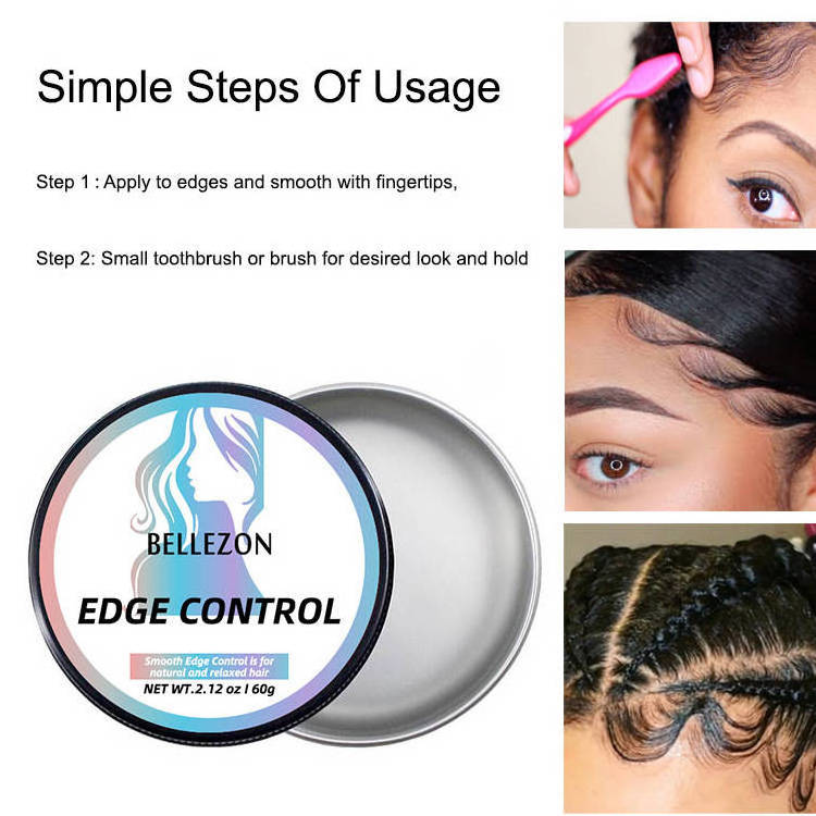 Hair Edge Control Free Sample Hair Gum Wax Private Label Brazilian Hair Pomade