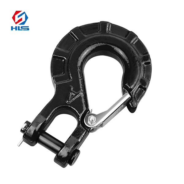 Hls Eye Sling Industrial Hooks Forged Steel G80 Eye Bolts Clevis Grab Forklift Hoist Clips Lifting Winch Cable Hook