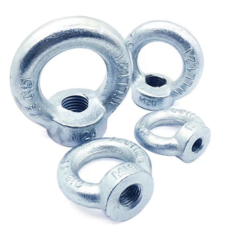 CE C 15 Drop Forged fasteners DIN582 Lifting anchor Eye ring Nut