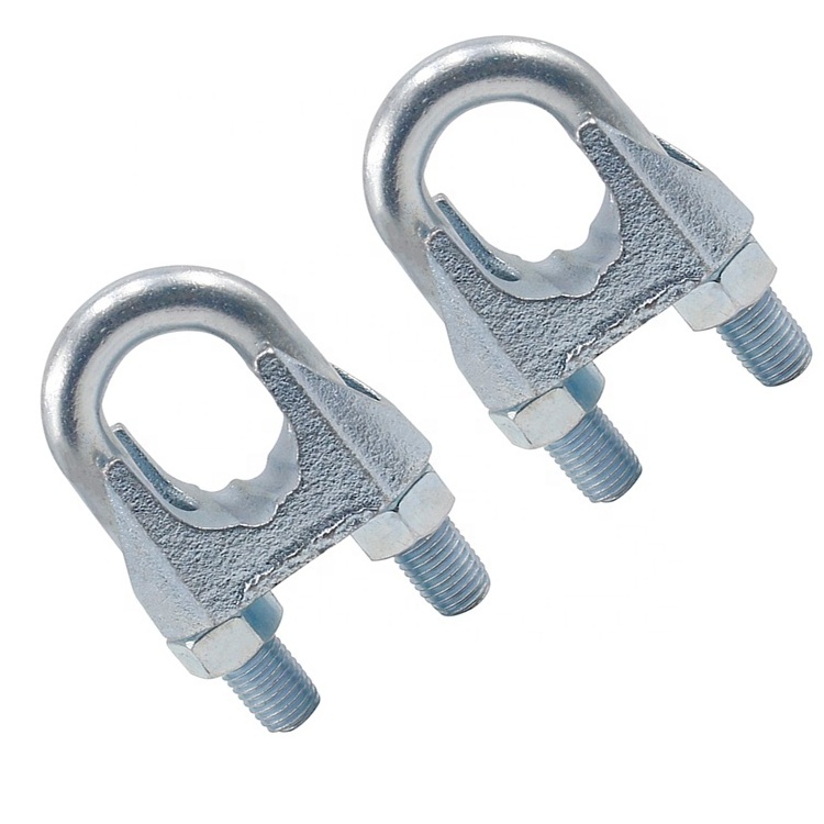 Qingdao factory sale electric galvanized DIN741 wire rope clip for fasten