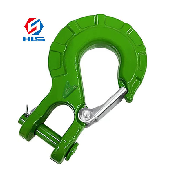 Carbon Steel Powder Coated Swivel Safety Forged G80 Self-Locking Hook for Healthcare and Heavy Industry Applications