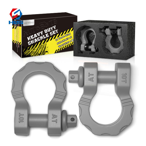 shackle body 45# carbon steel  hot dip bow 10Ton towing shackle with 35T Breaking  Strength