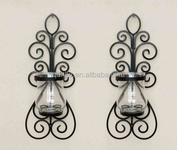 Decor furniture Wrought iron candle holder manufacturer price