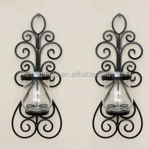 Decor furniture Wrought iron candle holder manufacturer price