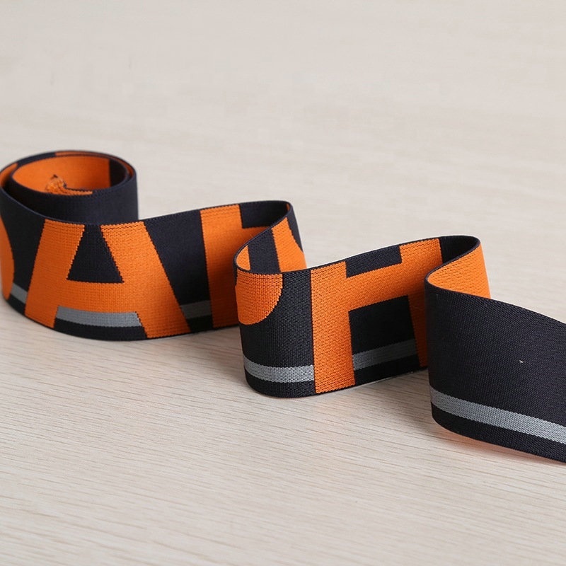 Factory custom jacquard elastic band with your logo