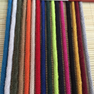 5mm 100% cotton draw cord with core