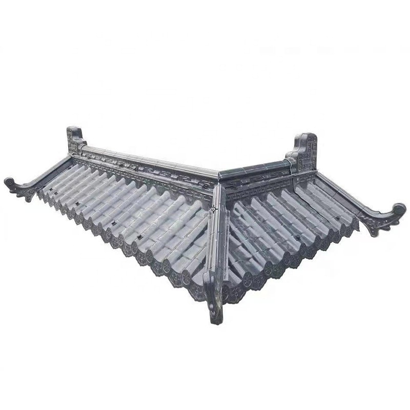 Traditional House Roofing Sheet Building Materials Chinese Antique plastic Roofing Chinese Style Roof Tiles