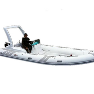 NEW rib520 boat cheap fiberglass wave boat rib boat hypalon for sale