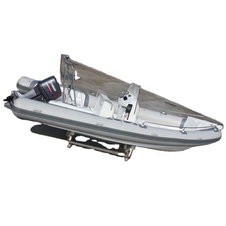 6.8m Made-in-China Factory Price  High Speed rib Boat with Outboard Motor fiberglass boat molds for sale